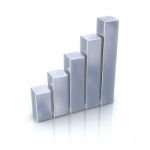 Growing Bar Chart Stock Photo