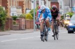 Cyclists Participating In The Velethon Cycling Event In Cardiff Stock Photo