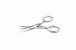 Medical Scissors Equipment On White Background Stock Photo