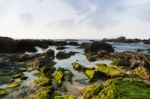 Coastline Area Of Sagres, Portugal Stock Photo