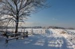 Winter Scene In East Grinstead Stock Photo