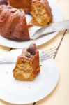 Chestnut Cake Bread Dessert Stock Photo