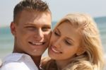 Smiling Romantic Couples Stock Photo