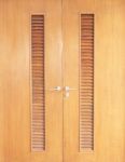 Wooden Door Stock Photo