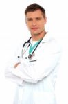 Handsome Young Doctor Stock Photo