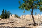 Kourion, Cyprus/greece - July 24 : Temple Of Apollo Hylates Near Stock Photo