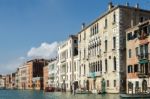 Boats Moored In Venice Stock Photo