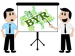 Byr Currency Represents Forex Trading And Belarusian Stock Photo