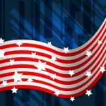 American Flag Background Shows National Pride And Identity
 Stock Photo