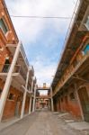 Venice Italy Old  Port Industrial Building Stock Photo