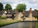 Houses In The Grounds Of Hever Castle Stock Photo