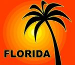 Florida Holiday Indicates Go On Leave And Summer Stock Photo