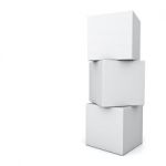 Blank Boxes Stock Photo