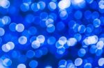 Abstract Background Blue Bokeh Stock Photo