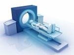 3d Mri Scanner Stock Photo