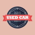 Used Car Badge Design Stock Photo