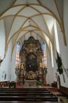 Interior View Of The Parish Church Of St. Georgen Stock Photo