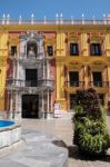 Baroque Bishop's Palace Designed By Antonio Ramos In The 18th Ce Stock Photo