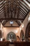 Wisborough, Sussex/uk - October 15 : Interior View Of St Peter A Stock Photo