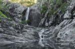 Cedar Creek Falls In Mount Tamborine Stock Photo