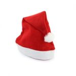 Santa Claus Hat On White Background Stock Photo