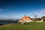 Bosham, West Sussex/uk - December 5 : House On The Coastline At Stock Photo