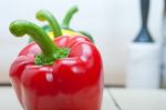 Fresh Bell Peppers Stock Photo