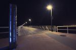 Shorncliffe Pier In The Evening Stock Photo