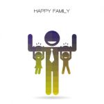 Happy Family Having Fun Stock Photo