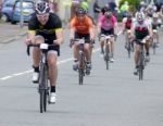 Cyclists Participating In The Velethon Cycling Event In Cardiff Stock Photo