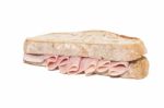 Sandwich With Ham Stock Photo