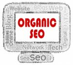 Organic Seo Means Computers Pc And Websites Stock Photo