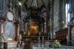 Detail View Of St Stephans Cathedral In Vienna Stock Photo