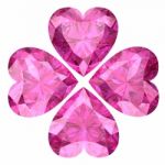 Pink Sapphire Stock Photo