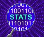 Online Stats Indicates Web Site Data And Analysis Stock Photo