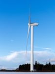 Gateshead, Tyne And Wear/uk - January 19 : Wind Turbine Near Gat Stock Photo