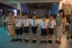 Student 9-10 Years Old, Teacher Award In Scouting, Scout Camp In Bangkok Thailand Stock Photo