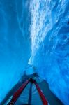 Ice Wall Stock Photo