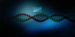 3d Render Of Dna Structure, Abstract Background Stock Photo