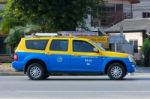 City Taxi Chiangmai Stock Photo