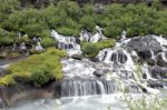 Barnafossar Iceland , August 2017 Stock Photo