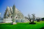 White Temple - Wat Rong Khun Stock Photo