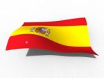 Spain Flag Stock Photo