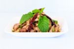 Hot Spicy Thai Cuisine Salad Stock Photo