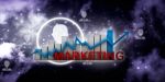 3d Rendering Stock Market Online Business Concept. Business Graph  Stock Photo