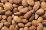 Group Of Sweet Almonds Stock Photo