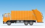 Garbage Truck  Illustration Stock Photo