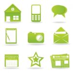 Communication Icons Stock Photo