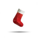 Christmas Stocking Abstract Isolated Stock Photo