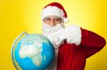 This Is Where I Am Going On Christmas Eve Stock Photo